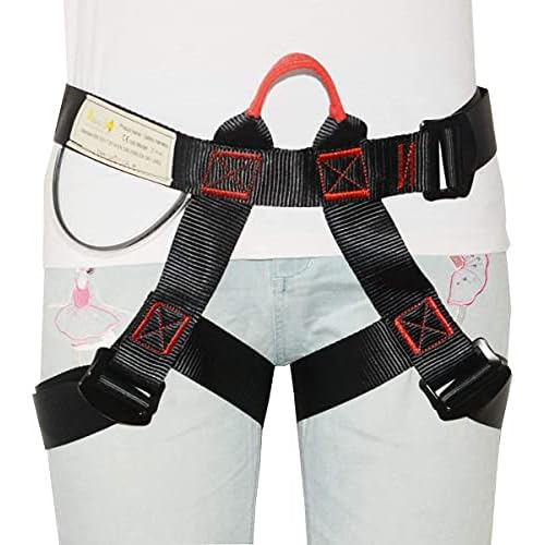 Climbing, Rock Climbing, Half Body for Rappelling Zipline Fire Rescuing Tree Climbing Gear
