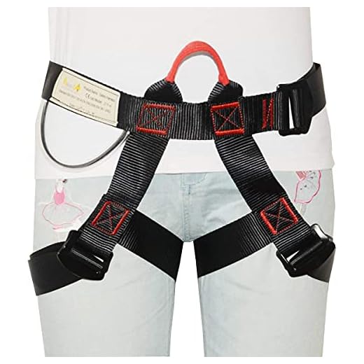 HeeJo Climbing, Rock Climbing, Half Body for Rappelling Zipline Fire Rescuing Tree Climbing Gear