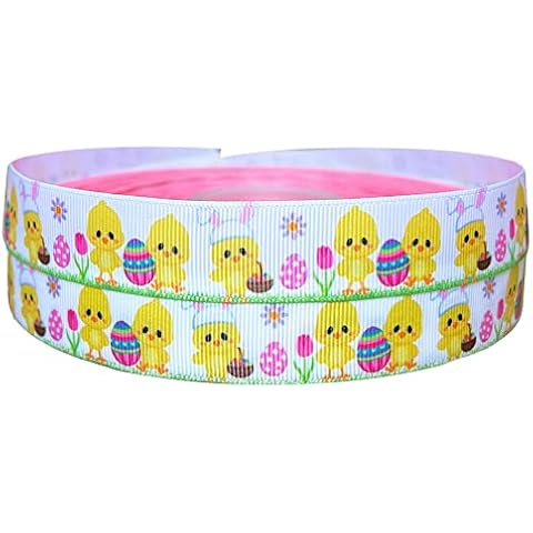 Personalised Easter Cake Decoration Grosgrain Ribbon Cover