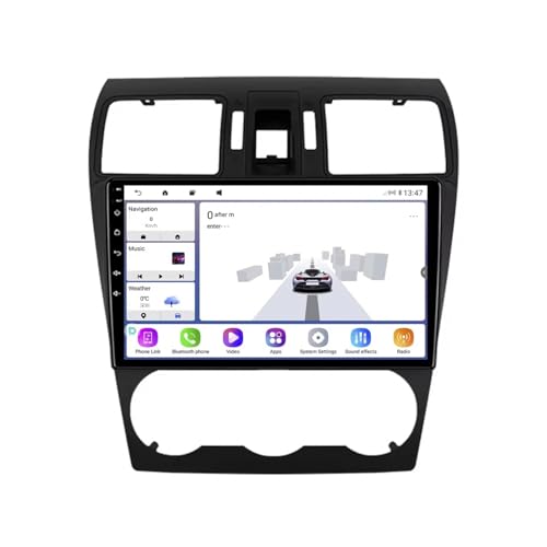 Radio Coche 2 DIN para Subaru Forester y XV con Pantalla Incell Touchscreen Bluetooth y USB