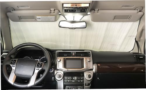 HeatShield, The Original Windshield Sun Shade, Custom-Fit for Mazda CX-5 SUV w/Sensor 2017, 2018, 2019, 2020, 2021, 2022, 2023 Silver Series