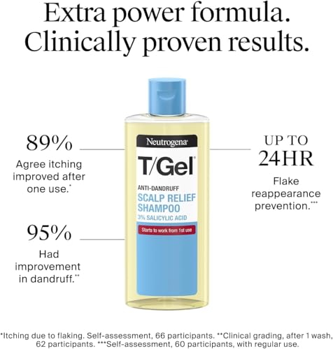 Image of Neutrogena T /Gel Anti-Dandruff scalp Relief Shampoo 250ml