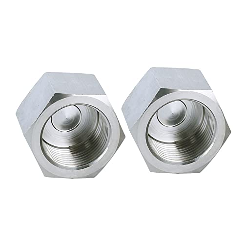 Pysrych Stainless Steel 304 Forged Pipe Fitting, Hex End Cap, 1/2