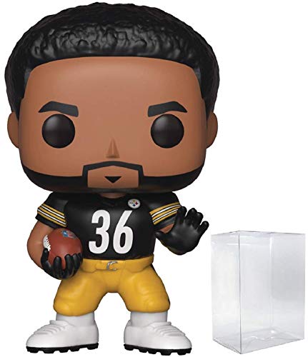 POP Football Legends: Steelers - Jerome Bettis Funko Vinyl Figure (Bundled with Compatible Box Protector Case) Multicolor 3.75 inches