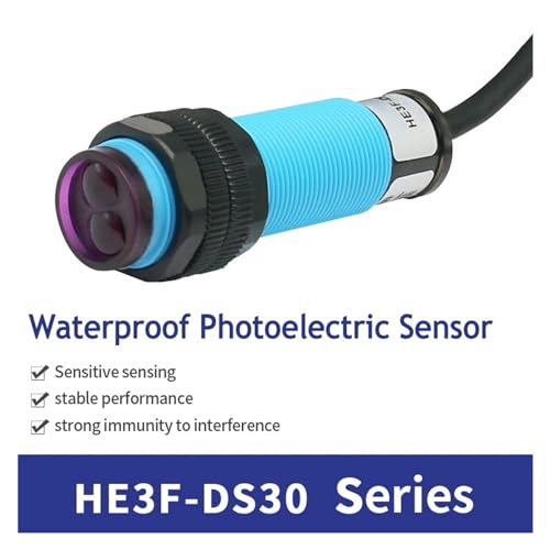 Interruptor difuso NPN NO AE3F-DS30N2 para control de proximidad industrial 30cm 4