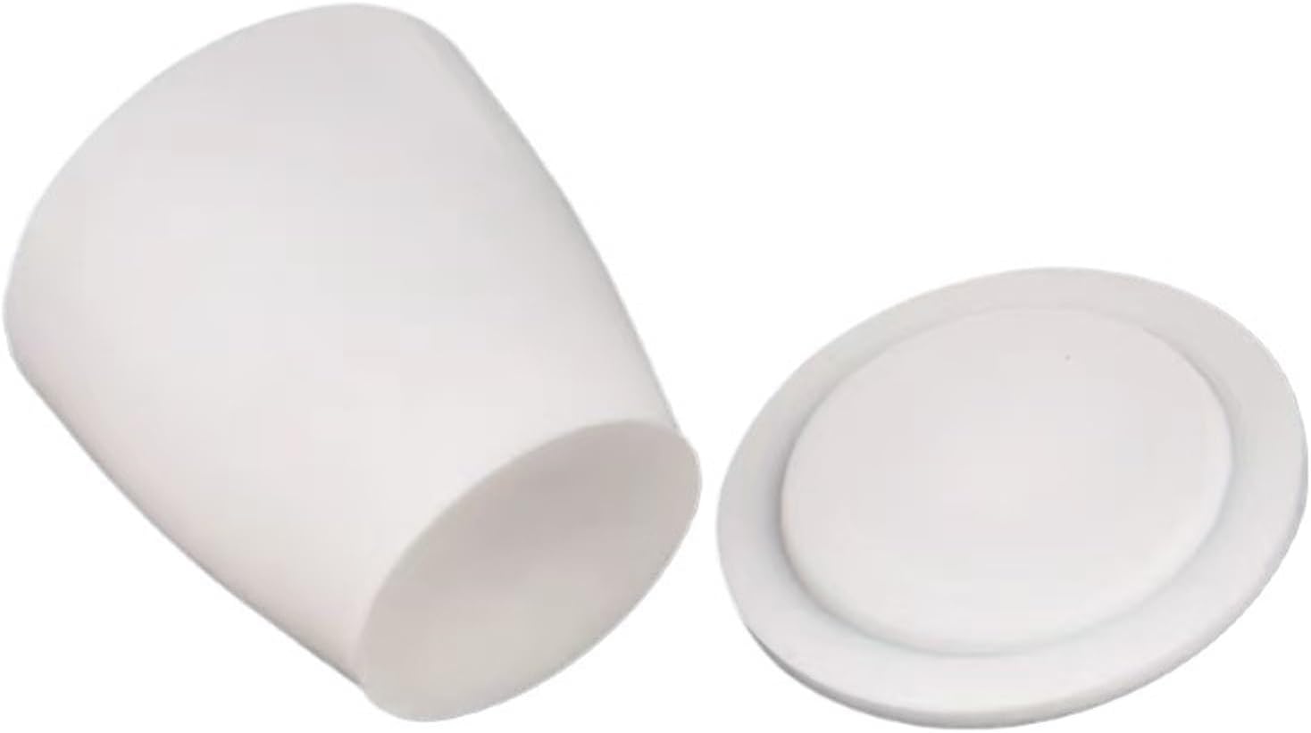2pcs/lot 25/30/50/100/250mL Lab Polytef PTFE Crucible with Cover Laboratory Equipment(30mL 2pcs)