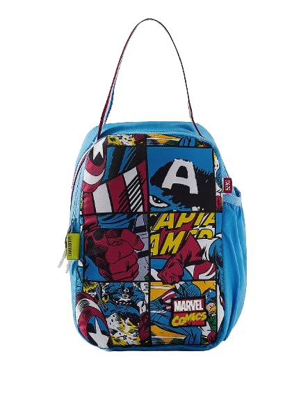 Wiki Printed Fabric AOP, 420D Poly TM Dobby Lunch Bag Foodie for Office, College, School & Picnic | Durable & Water-Resistant Lunch Box Cover : Marvel : Blue (B0D9Q3BK66) Amazon Price History, Amazon Price Tracker