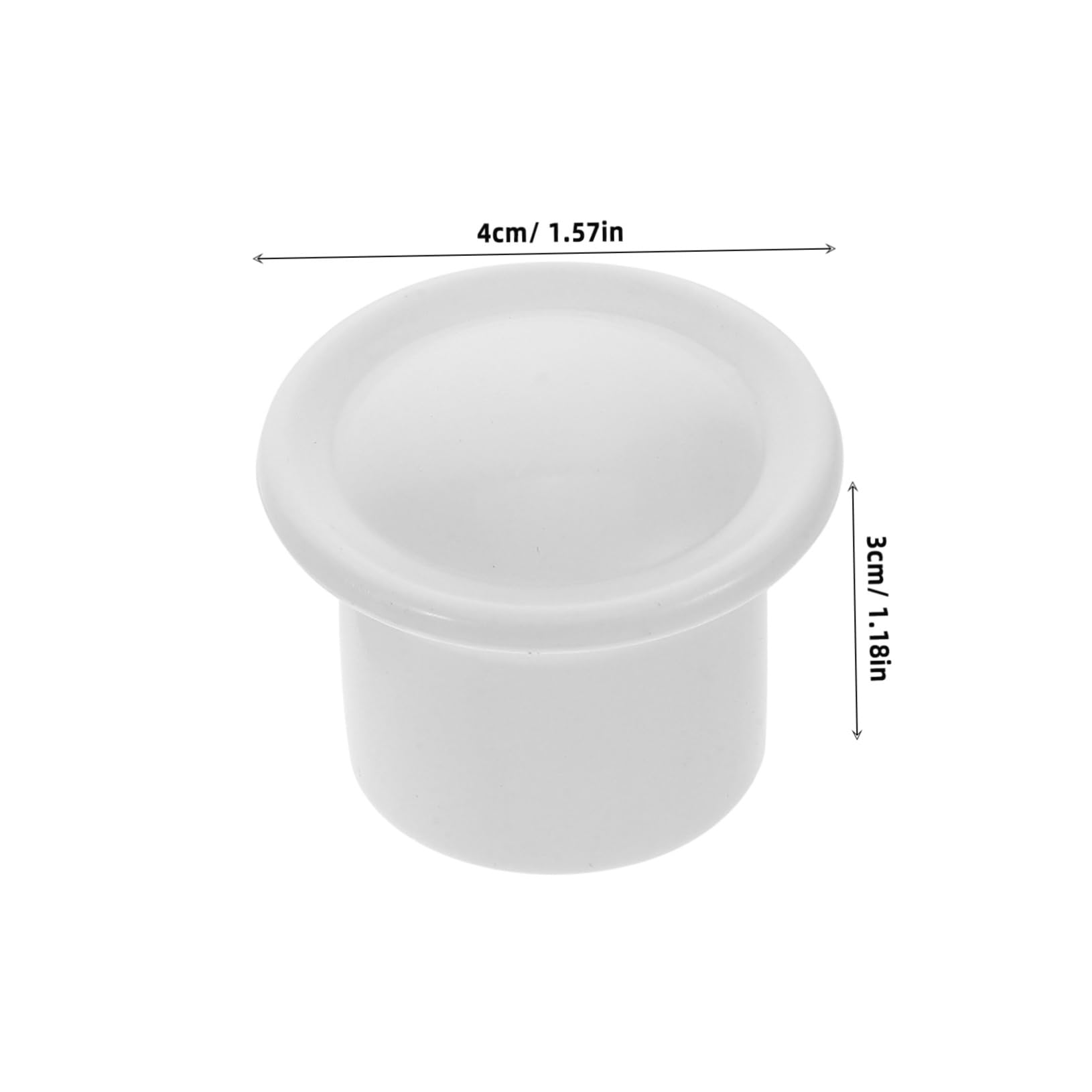 RORPOIR 95pcs Curtain Rod End Caps Decorative Roman Rod Finials Easy Installation Thickened Design Versatile Use for Window Curtains