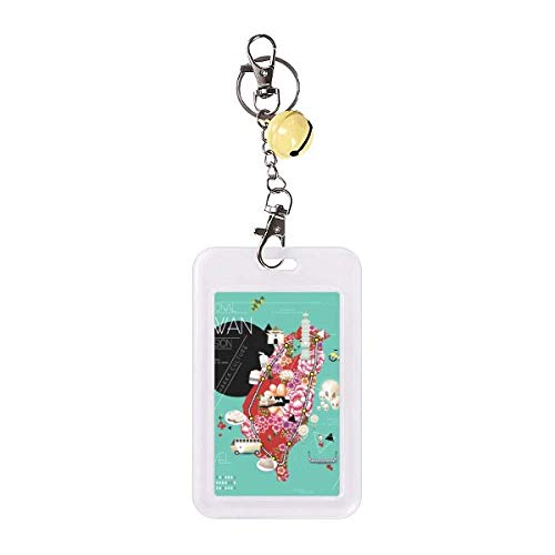 Étui de protection pour carte de crédit Taiwan motif cloche jaune