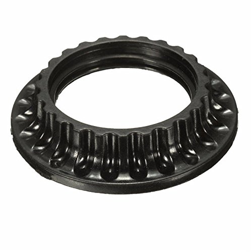 EFINEHOME 6 Pack Screw Lamp Shade Light Shade Collar Ring Adaptor Edison Retro Pendant Lamp Holder Trap Black Twist and Lock E26 E27 Socket Replacement Ring