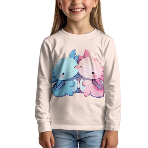 T Shirt for Girls 3-16Y Long Sleeve Crew Neck Shirt Casual Fall Costume Outdoors Athletic T-Shirt