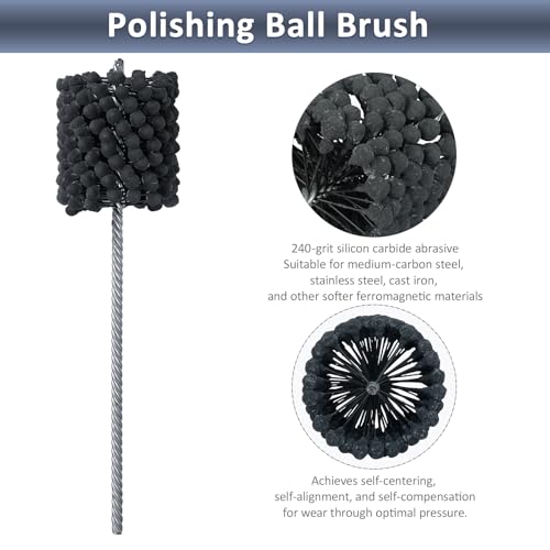 Image of Cylinder Hone, 240 Grit Silicon Carbide, 3 1 /2 inch (89mm) Diameter Ball Hone