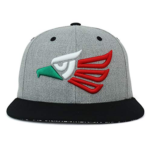 Image of Trendy Apparel Shop Hecho En Mexico Eagle 3D Embroidered Snapback Cap