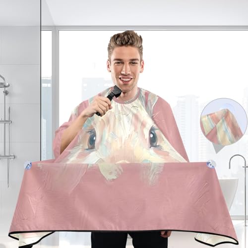Capa de barbero impermeable para hombres con cierre ajustable miniatura 6