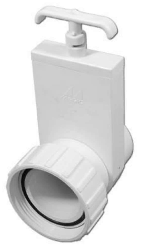 Magic Plastics 0550-20 Gate Valve 2"" Slip X 2"" FBT Pump Union