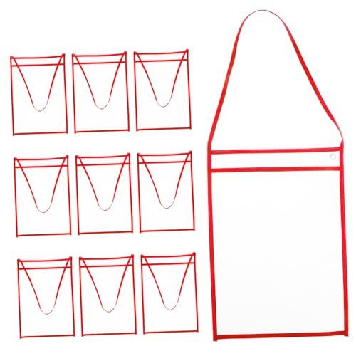 WEKAMOS 10個ブル乾式消去可能 ルホルダー 書類保護用透明ス 書き消し可能