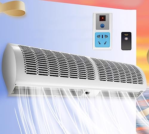 Rideau d'air électrique à grand volume d'air et faible bruit 150cm