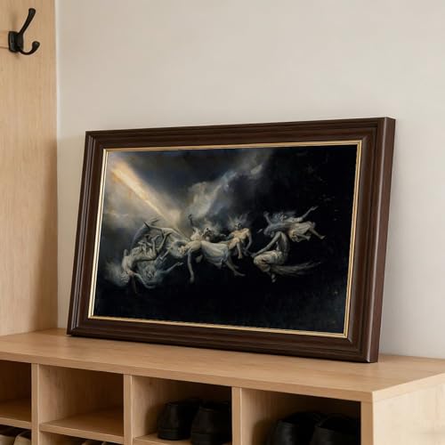 Impression sur toile motif barbe sorcières décoration murale cadre - 3
