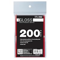 Ultra PRO - 500 ct Clear PRO-Matte Standard Card Sleeve Protection & Store Cartes à Collectionner, Cartes de sport, MTG, D&D, dimensionnées pour s'adapter aux cartes de taille standard, finition mate