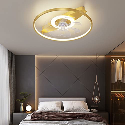 Éclairage de ventilateur élégant et plafonnier LED modulable - 5