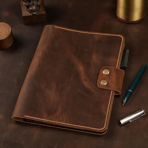 Personalized leather composition notebook book cover case/vintage rustic leather cover portfolio for composition notebook NB505CPS2