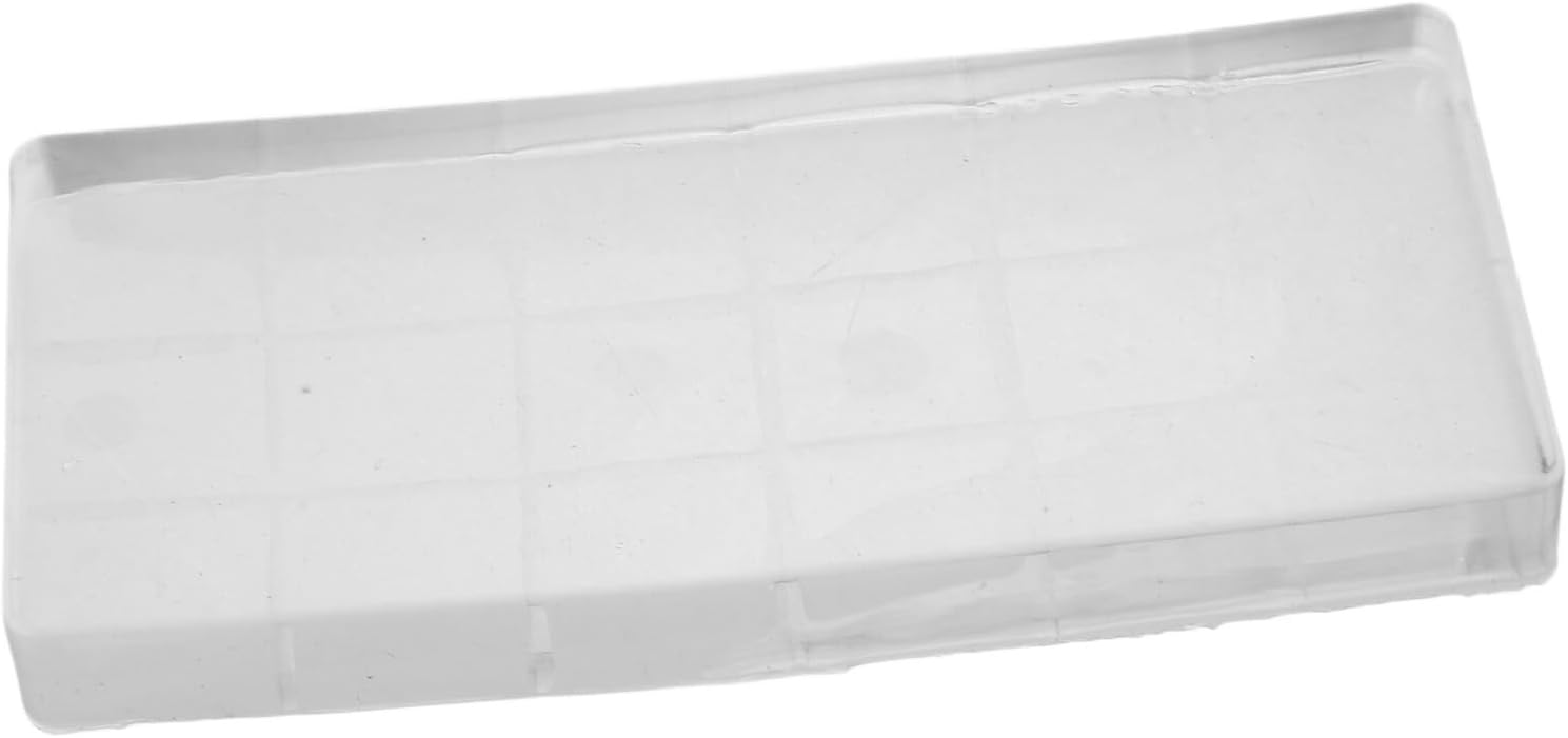 Unomor Clear Silicone Nail Stamper for French Tip Nail Art Transparent Soft Silicone Manicure Tool for Home and Professional Salon Use