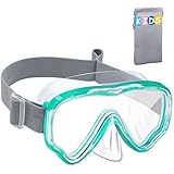 Vvinca Kids Goggles With Nose Cover, Diving Scuba Snorkel Mask Kids Swim Mask, 2023 Upgraded Design
