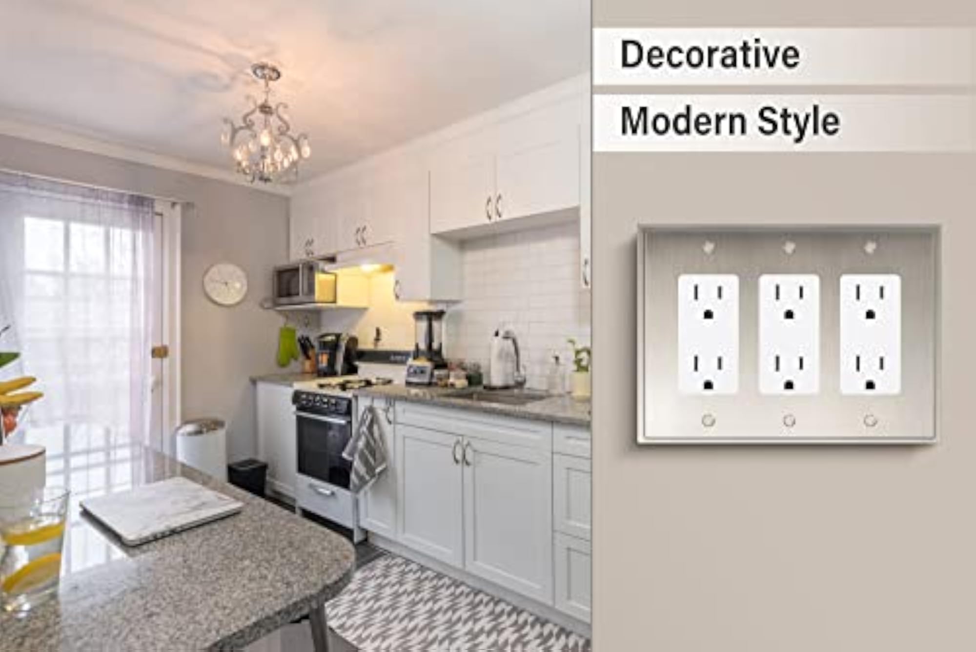 Soft Modern Decorative Wall Plate Switch Plate Outlet Cover