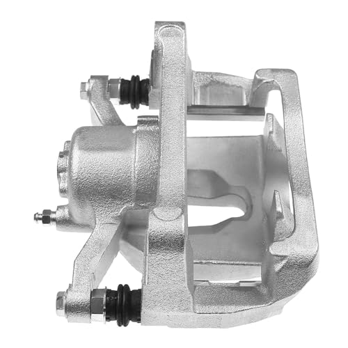 Image of Detroit Axle - Rear Right Brake Caliper for 2012-2016 2018-2020 Ford F-150, 2012-2018 Lobo, Passenger Side Disc Brake Caliper with Bracket 2013 2014 2015 Replacement
