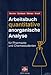 Produktbild Arbeitsbuch quantitative anorganische Analyse