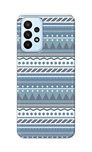 Image of Printed Hard Back Cover Case for Samsung Galaxy A23 4G | Samsung Galaxy A23 5G Back Cover (Seamless Geometric Tribal Pattern) -1803