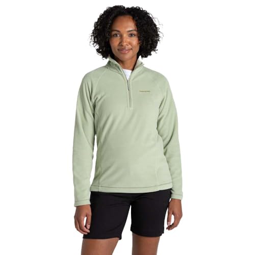 Craghoppers Womens Miska Vi Half Zip Fleece, Green, 20 EU
