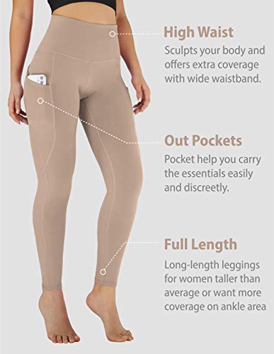 image for ODODOS Women's High Waisted Yoga Leggings with Pocket, Workout Sports 