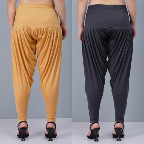 Image of Buy That Trendz Patiala Salwar for Women Relaxed Fit Viscose Patiyala Salwar Harem Bottom Pants