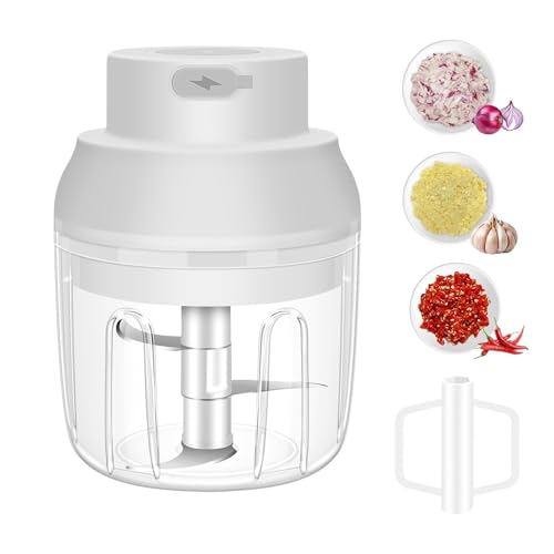 Electric Garlic Chopper with Egg Beater