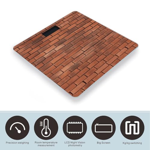 Báscula digital para baño 180kg con pantalla LCD miniatura 3