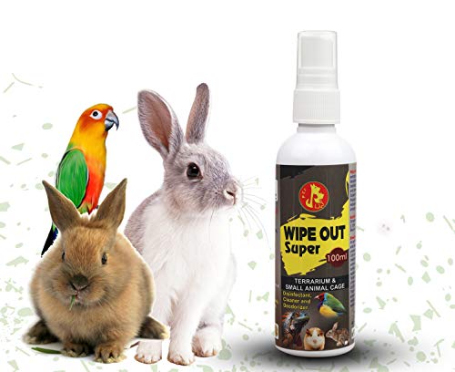 Image of Pet Care International (PCI) Bird SupplementWipe Out Super Spray || Cage Cleaner, Disinfectant & Deodorizer || Provide Healthy & Clean Cage to Birds (100ML, Wipe Out)