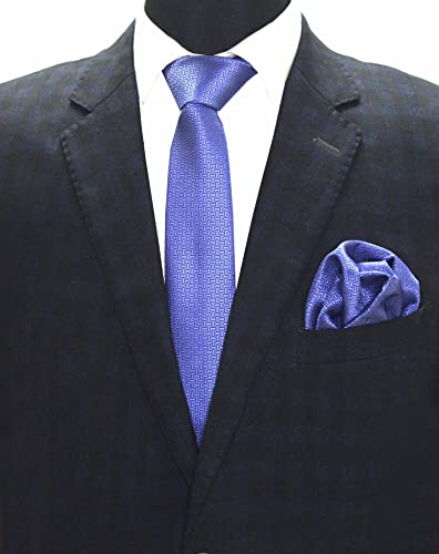 Image of TIE STUDIO Men's Necktie Pocket Square & Cufflink Set | Standard | Jacquard Fabric | Superior Stitching |