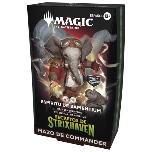 Mazo de Commander de Secretos de Strixhaven, de Magic: The Gathering - Espíritu de Sapiéntium (Versión en Español)