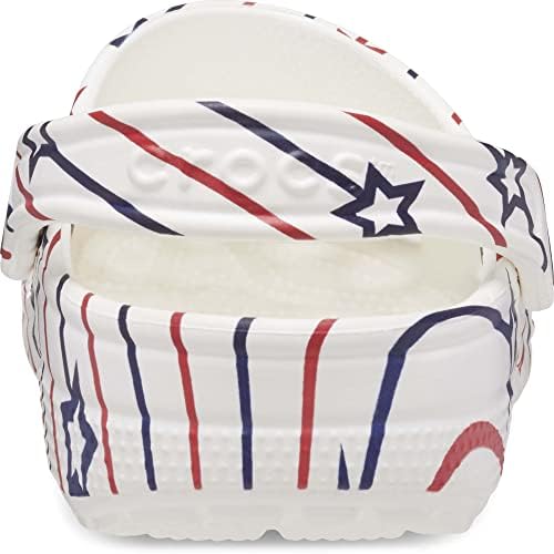 Crocs Unisex Classic United States American Flag Clogs, Stars & Stripes, Numeric_6 US Men | Image 1