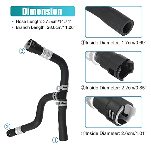 X AUTOHAUX HVAC Engine Heater Inlet Hose for Buick Enclave 20765678 by X AUTOHAUX - Used condition - Image 4