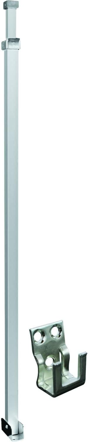 PRIME-LINE Defender Security U 9920 Security Bar For Sliding Patio Doors, Adjustable, Aluminum Construction With Aluminum Finish, Pack Of 1