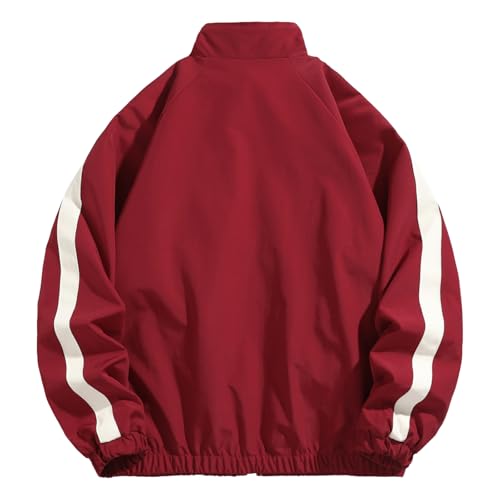 Men's Double-sided Windproof Jacket Fall and Winter Outdoor Loose Standing Collar Jacket Casual Sports Tops2