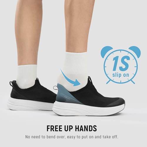 Womens Wide Toe Box Walking Shoes Slip On Breathable Sneakers for Women Lightweight Casual Nursing Shoes3