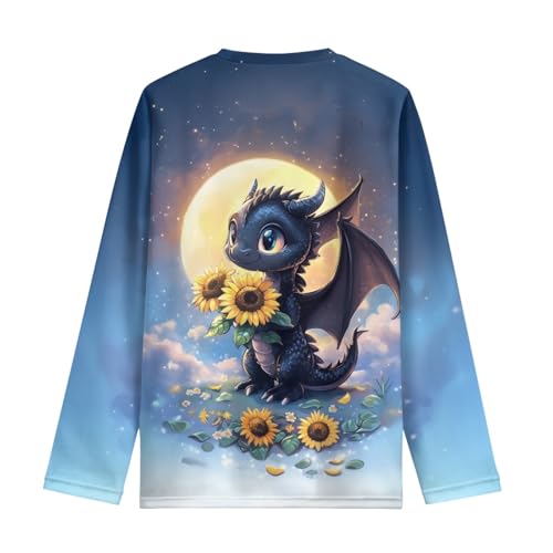 HUIACONG Boys Crewneck Shirts Kids Long Sleeve Tshirts for Children Girls2