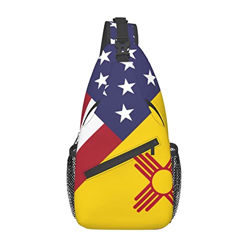 Mochila tipo bandolera unisex negra miniatura 2