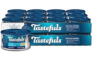 Tastefuls Wet Cat Food Paté for Kittens in Baby Blue Tint