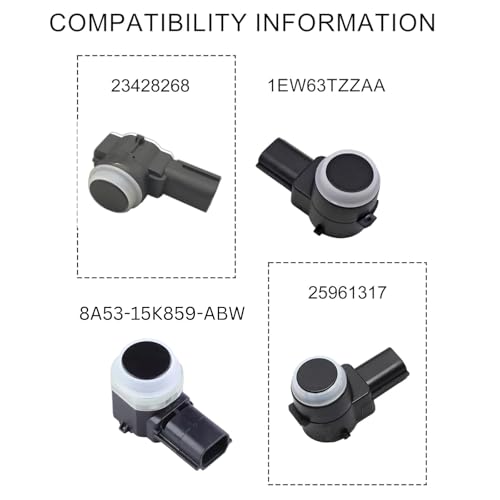 Image of Reverse Backup Parking Sensor Connector for Cadillac Buick | 5.9 inch Pigtail 23428268 1EW63TZZAA 25961317 Parking Aid Sensor Harness 1pcs Fit For Cadillac Buick Chevrolet Chevy GMC
