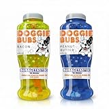 Bubbletastic Dog Bubbles, 8 oz Total, Bacon and Peanut Butter Scented, Set of 2