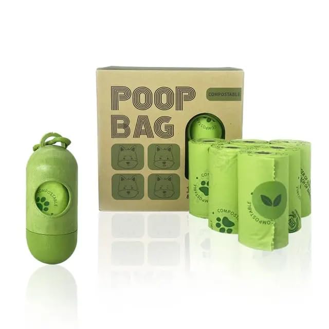 Generic Compostable Dog Poop Bags, green